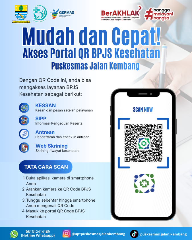 Akses Portal QR BPJS Kesehatan di Puskesmas Jalan Kembang
