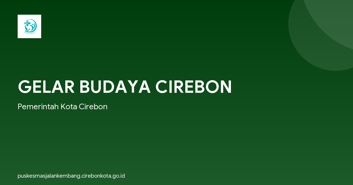 GELAR BUDAYA CIREBON
