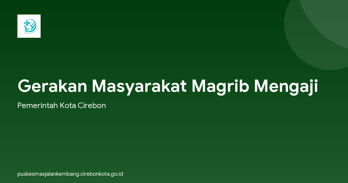 Gerakan Masyarakat Magrib Mengaji