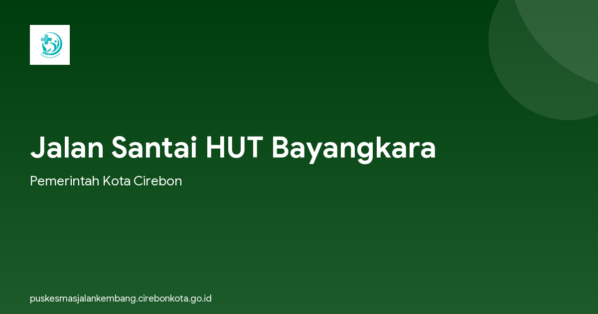 Jalan Santai HUT Bayangkara