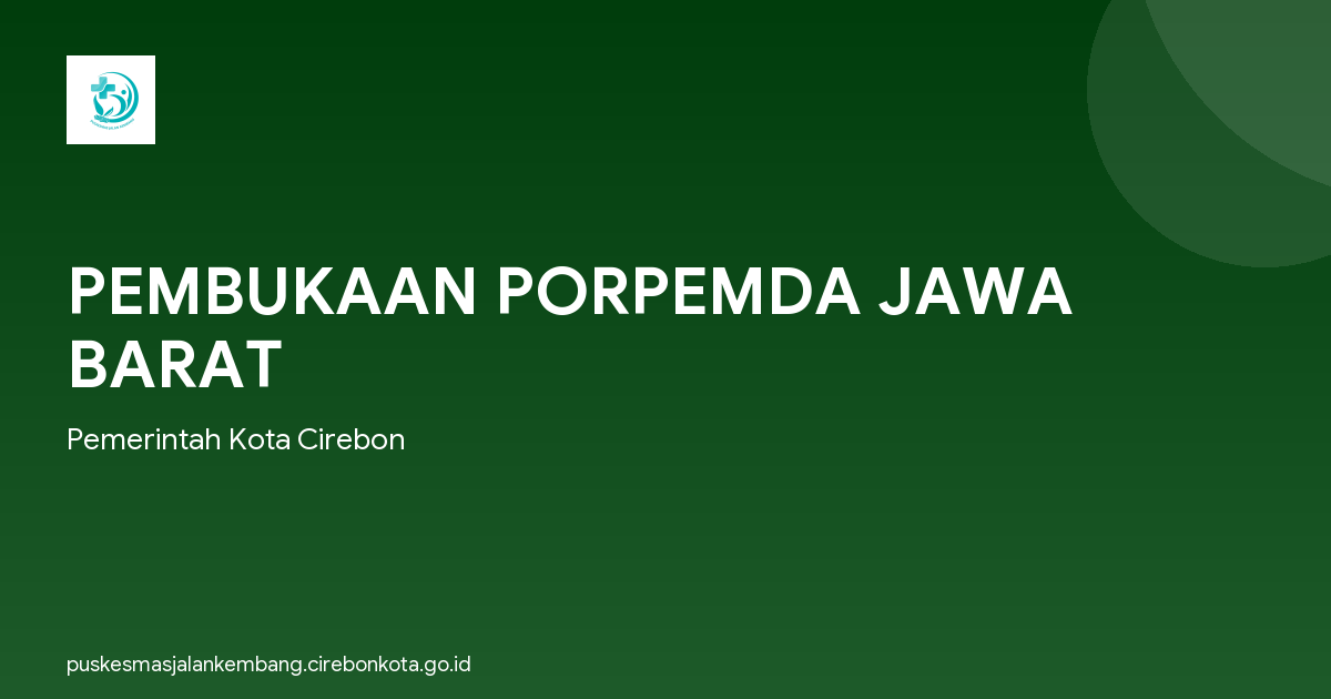 PEMBUKAAN PORPEMDA JAWA BARAT