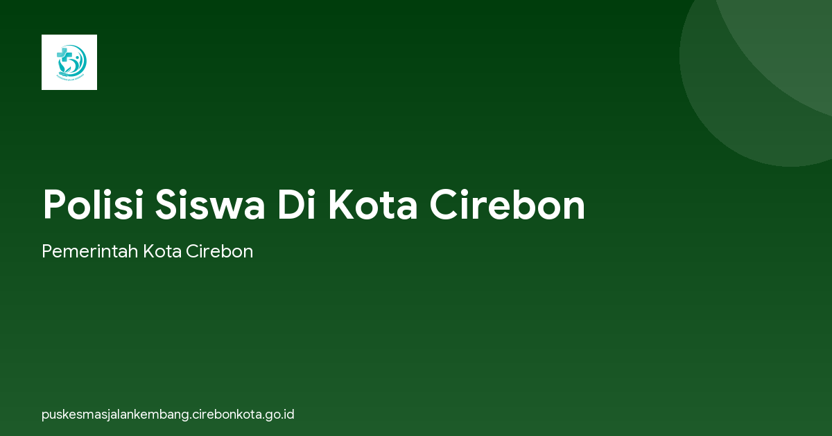 Polisi Siswa Di Kota Cirebon