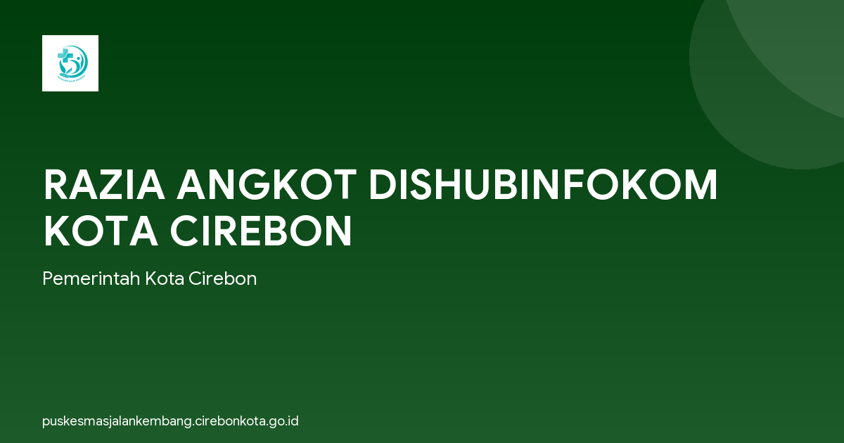 RAZIA ANGKOT DISHUBINFOKOM KOTA CIREBON