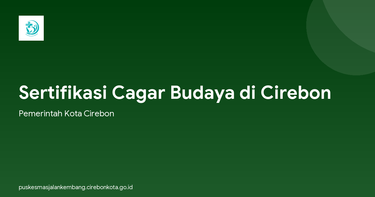 Sertifikasi Cagar Budaya di Cirebon