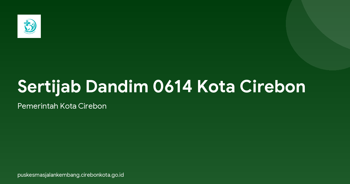 Sertijab Dandim 0614 Kota Cirebon